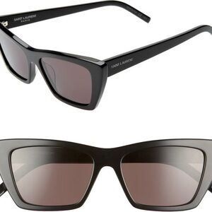 Saint Laurent Black Cat Eye Sunglasses